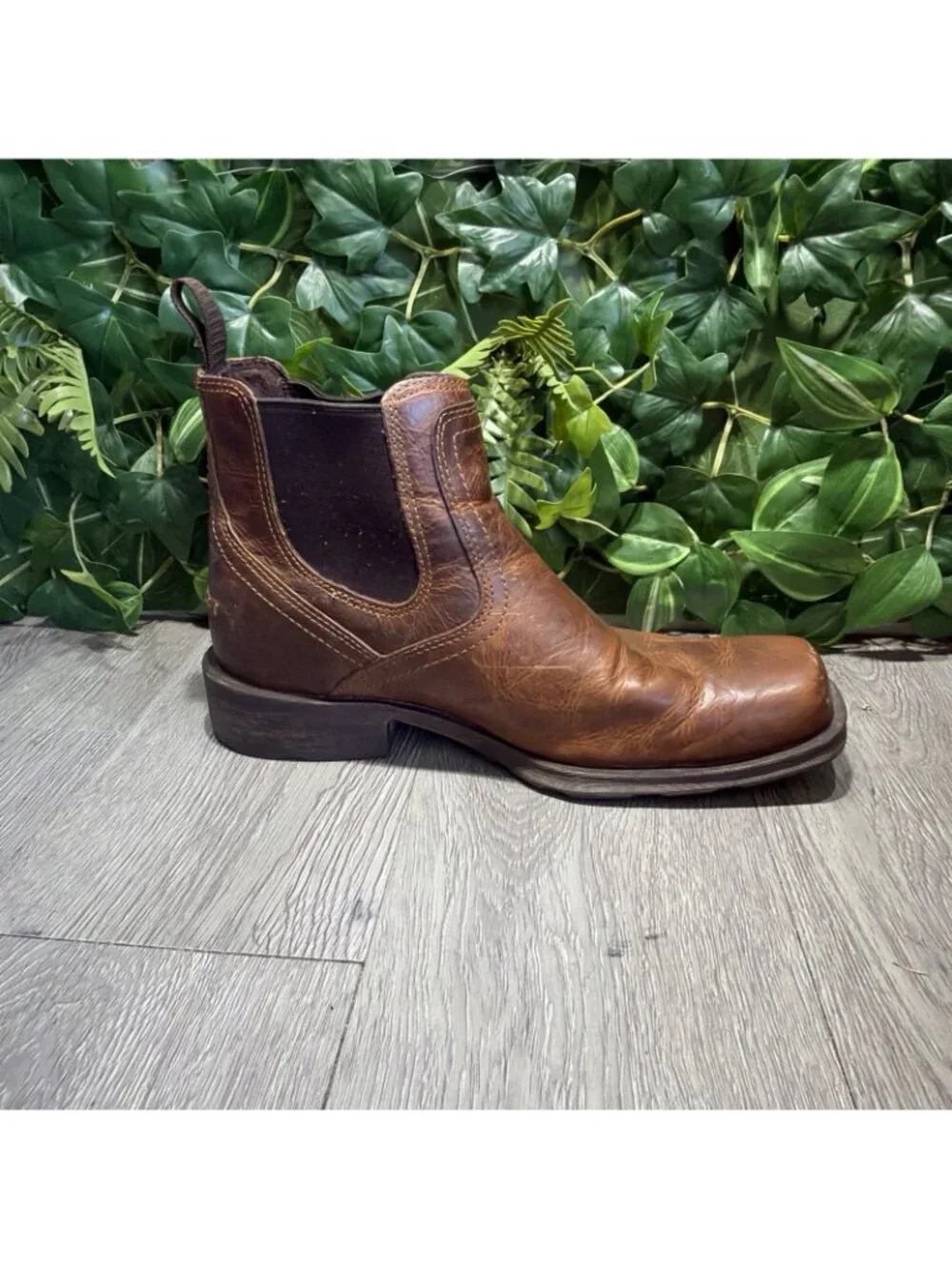 ARIAT BMVY9 Men's Midtown Rambler Boots Barn Brown, Size 9 D Western Square Toe